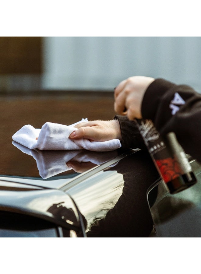 أوتو فينيس صندوق قماش أوتو فينيس الفاخر من الألياف الدقيقة - ١٠ قطع من القماش فائق النعومة والخالي من الوبر لتنظيف وتلميع وتشميع السيارات وتنظيفها من الداخل والخارج - Image 3