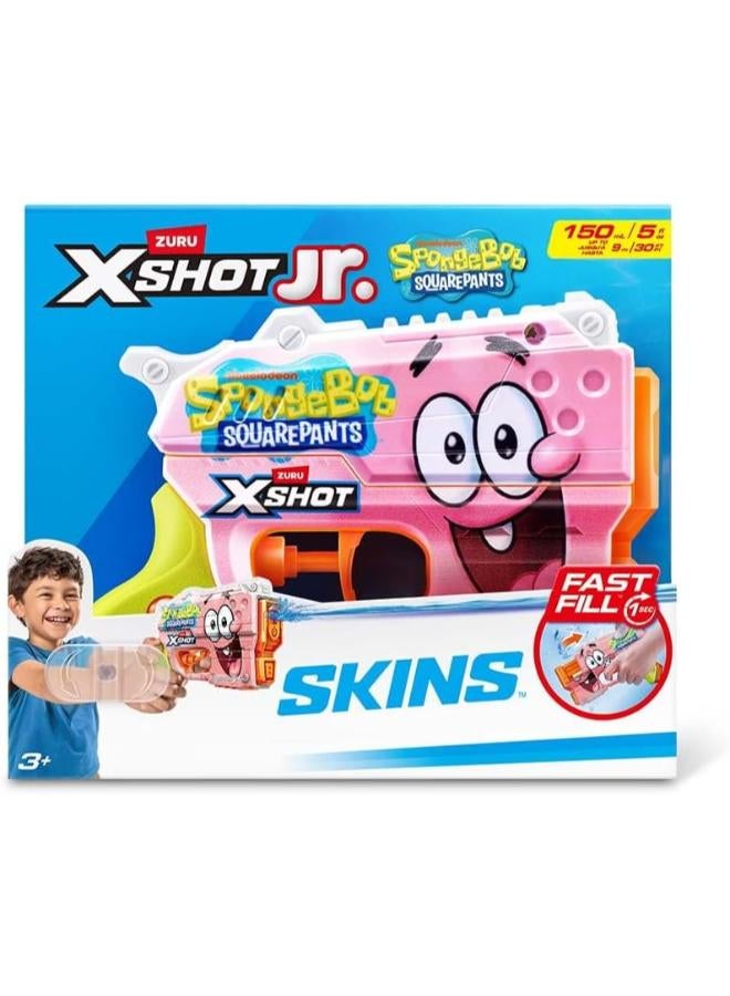 ZURU-XSHOT WATER-FAST FILL SKINS-SERIES 1-SPONGEBOB JR - Image 1