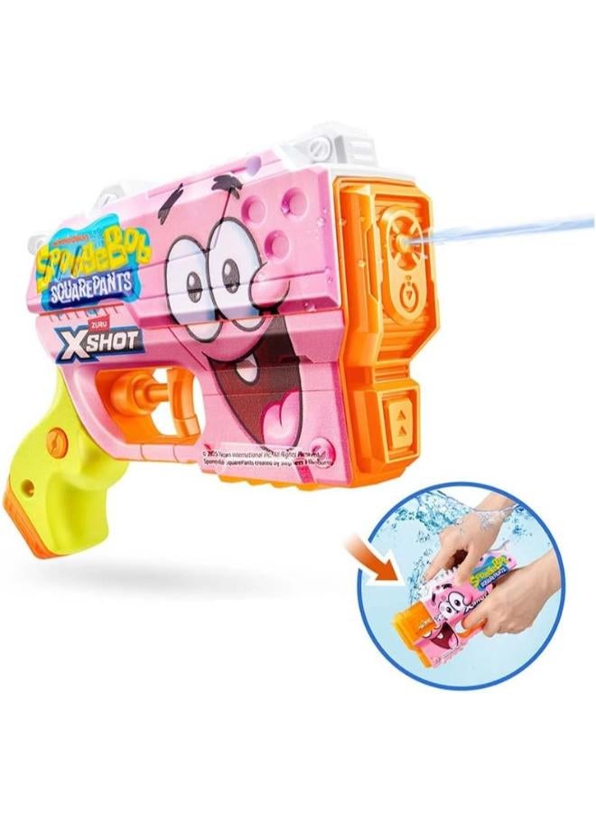 ZURU-XSHOT WATER-FAST FILL SKINS-SERIES 1-SPONGEBOB JR - Image 3