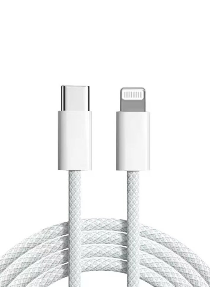 Gemini 65W Fast Charging 1m Lightning to USB-C Cable for iPhone Compatible with iPhones Cut-Resistant Durable Cable for Daily Use and Travel - Image 1