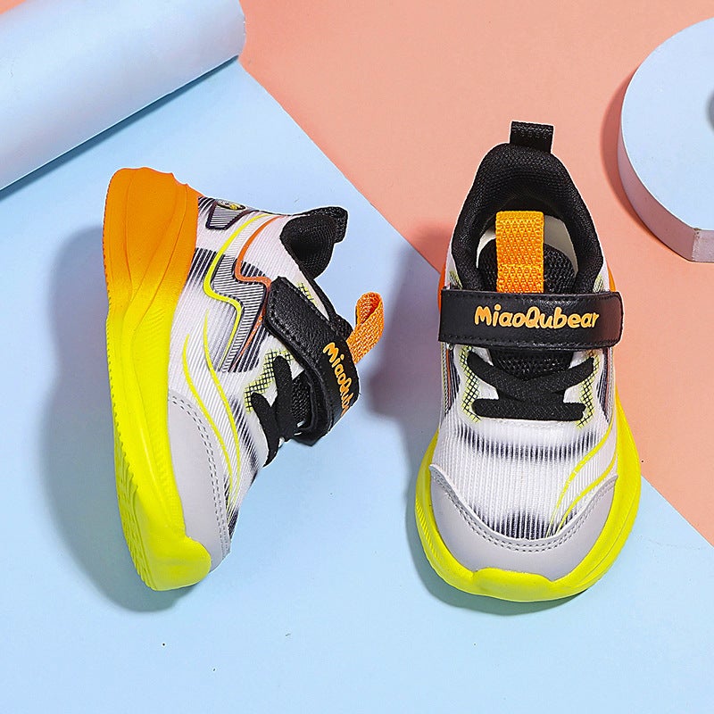 Men'S Baby'S Foot Shoes Autumn Girls' Soft Sole Non-Slip Baby Shoes Casual Mesh Functional Shoes - Image 4
