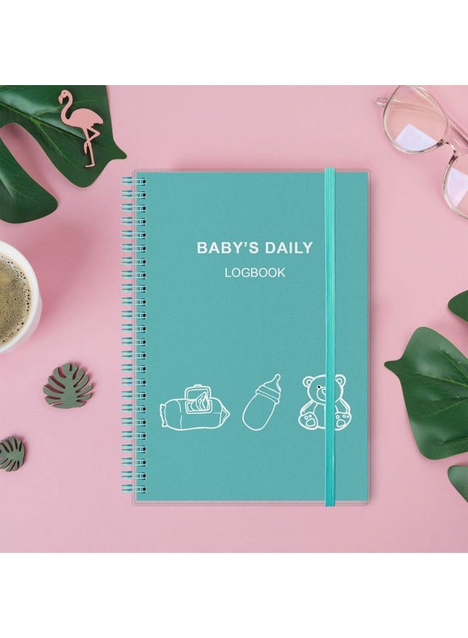 Tiankool Baby's Daily Log Book - A5 Baby Care planner for Newborns, Schedule for Tracking Newborn's Daily Routine, 152 Easy to Fill Pages Track and Monitor Nursing, Sleep, Feeding, Diapers, Pumping and More - Image 4