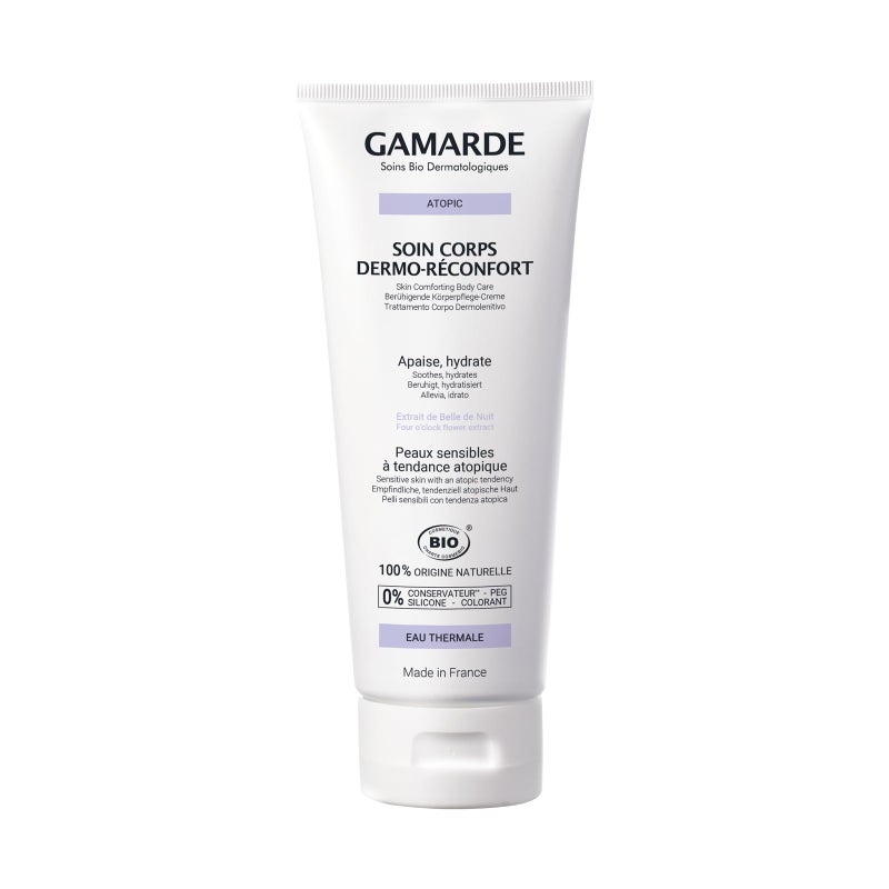 Gamarde Dermo-Comfort Body Treatment - Body Lotion Reduces Skin Discomfort and Redness - Organic Aloe Vera Moisturizes Skin - 6.76 oz