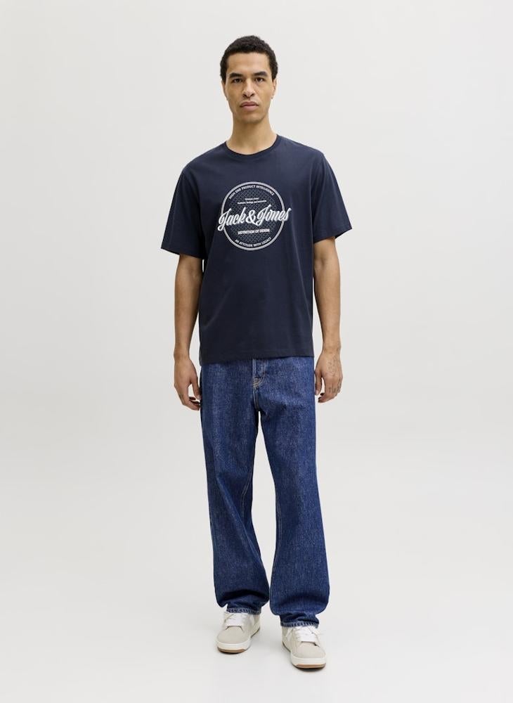 JACK & JONES Graphic Crew Neck T-Shirt - Image 4