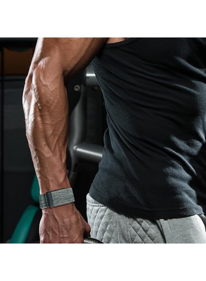 ترامكس سوار ساعة Whoop 4.0 - سوار ساعة نايلون متماسك بديل مع إطار معدني على شكل حرف U لإكسسوارات جهاز تتبع اللياقة البدنية والنشاط - Image 2