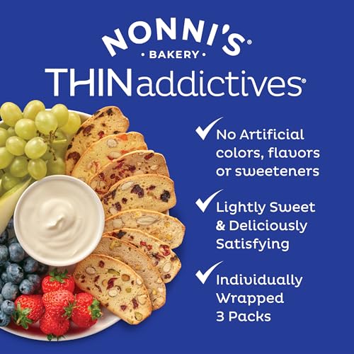 Nonni's, Cranberry Thin addictives, 4.4 Ounce - Image 4