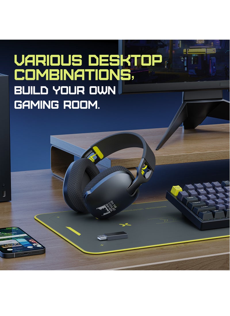 onikuma - 2.4GHz Bluetooth Wireless Gaming Headset - Image 1