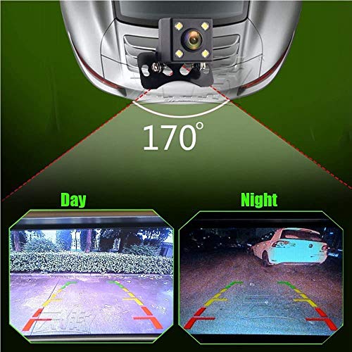Camecho Vehicle Backup Camera Waterproof Car Rear View Camera 170° Wide Angle 12 LED Night Visions Backup Reversing Parking Cameras - Image 5