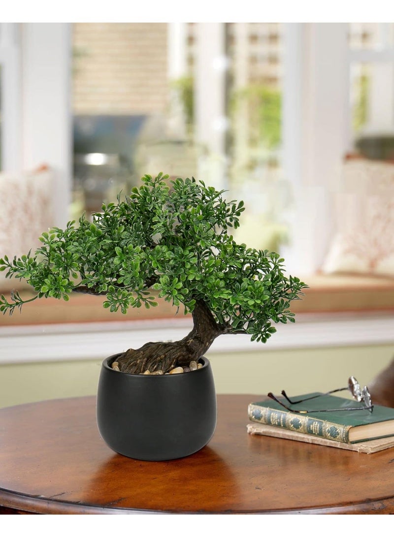 LATIFA  Artificial Bonsai Tree Fake Plants in Ceramic Pots Artificial Japanese Bonsai - Image 1