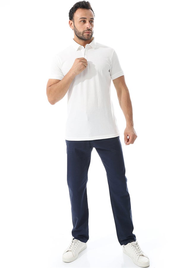Andora Straight Leg Gabardine Pants_Navy Blue - Image 5
