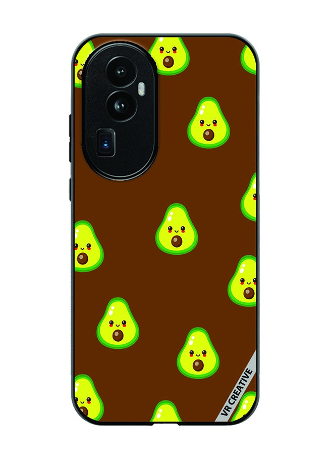 VR CREATIVE Protective Case Cover For Oppo Reno 10 Pro Plus Avocado Design Multicolour - Image 1