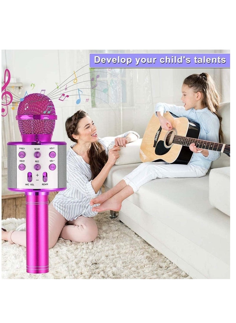 Bluetooth Microphone for kids Birthday Gift Toys for Age 3 4 5 6 7 8 9 10 Girls Boys Wireless Karaoke Mircrophone Little Kid Gifts Toy for Toddler Children - Image 3