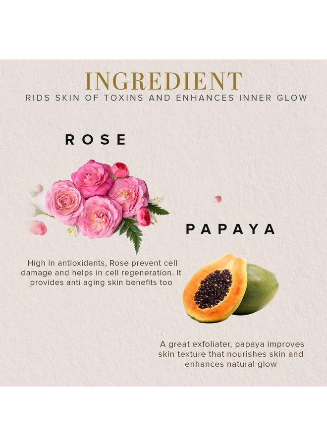 Khadi Natural Rose & Papaya Face Scrub | Softens & Nourishes for Supple Skin| Removes Blackheads| Exfoliates Dead Skin Cells| Suitable for All Skin Types| Pack of 2(50 * 2, 100 g) - Image 3