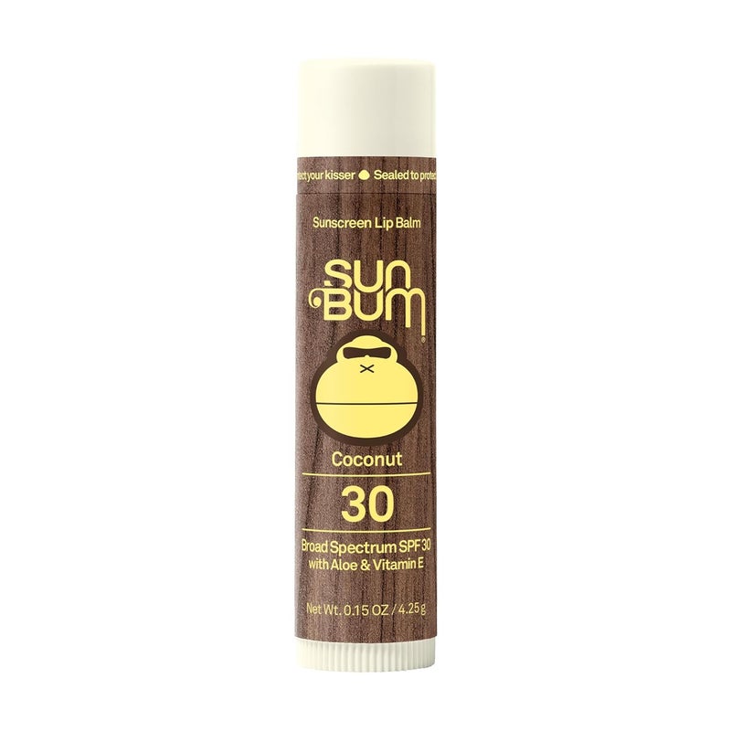 Sun Bum Sun Bum SPF 30 Sunscreen Lip Balm | Vegan and Cruelty Free Broad Spectrum UVA/UVB Lip Care with Aloe and Vitamin E for Moisturized Lips | Coconut Flavor |.15 oz 