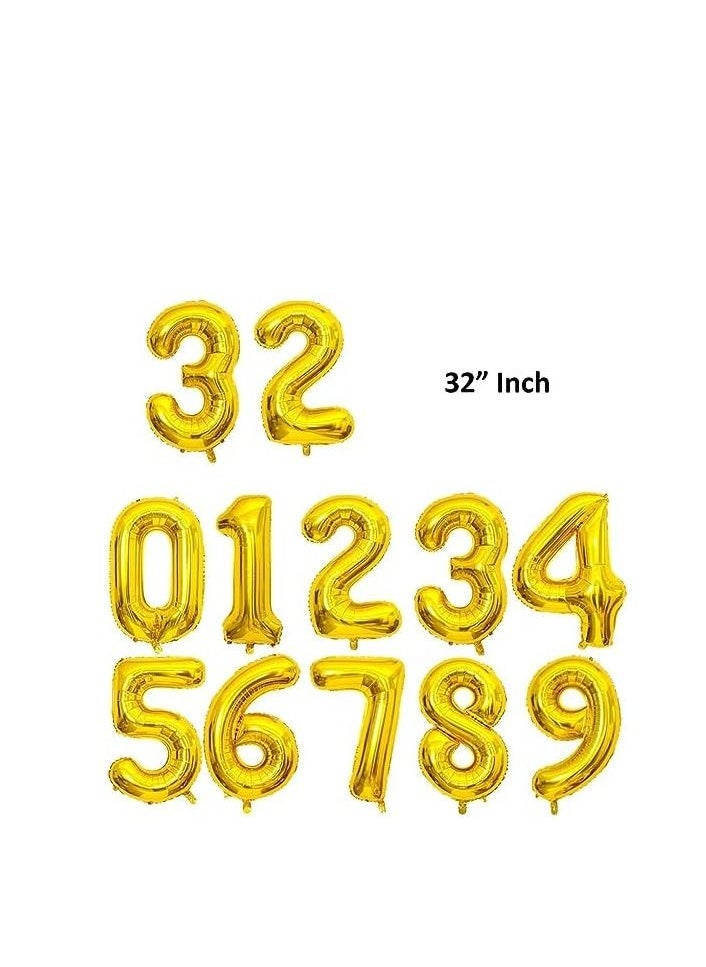بارتي فن 32 بوصة عدد رقائق معدنية بالونات | مثالي للاحتفالات السنوية وحفلات الزفاف وأعياد الميلاد (رقم 1) - Image 3