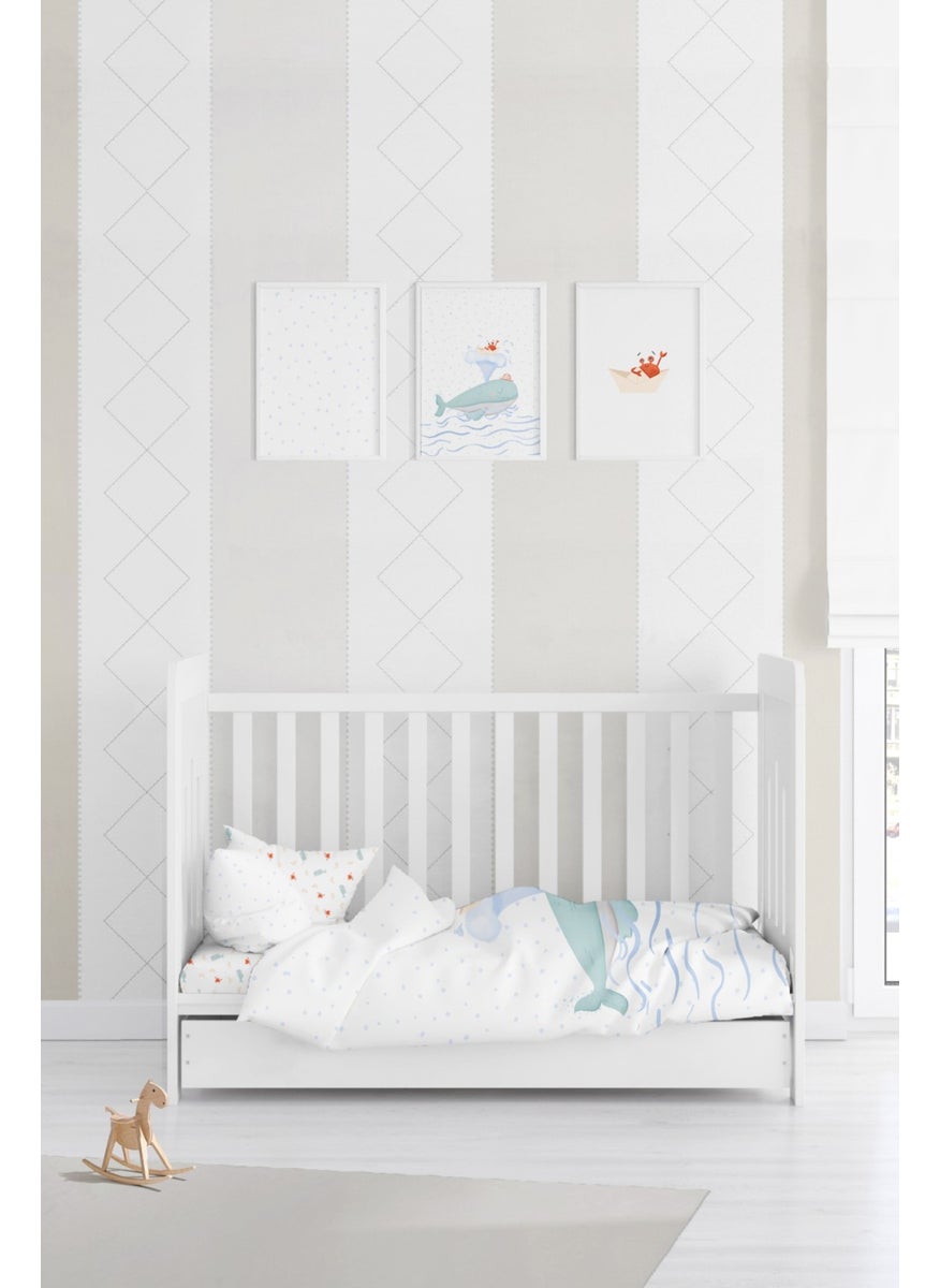 Casadora Baby Boubou 100% Cotton Satin Baby Bedding Set  - Image 2