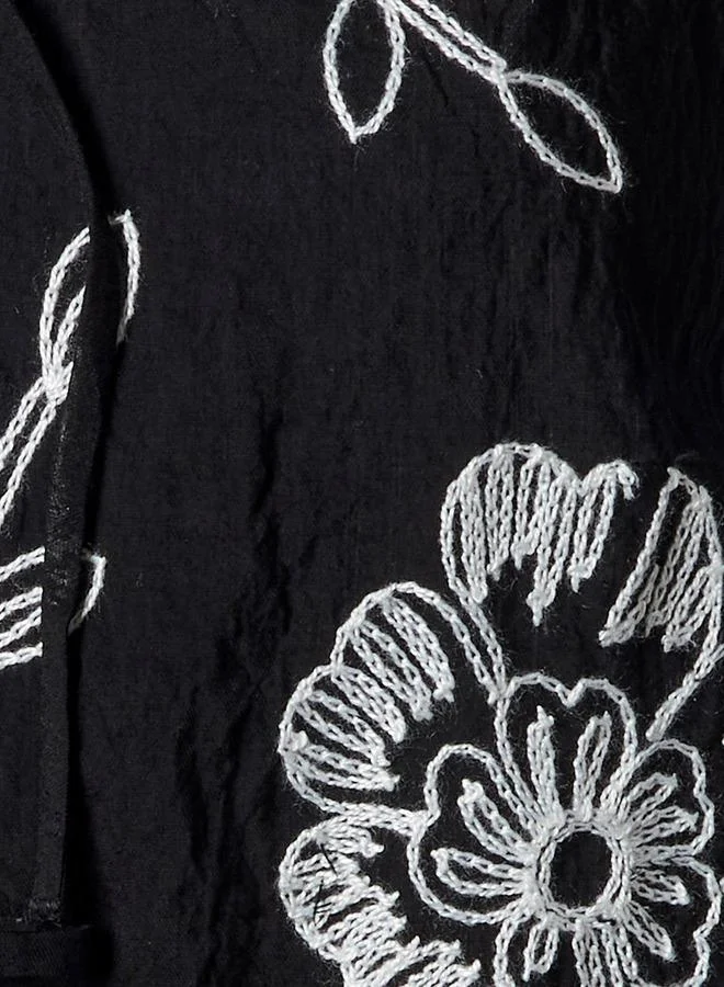 2Xtremz 2Xtremz Sleeveless Top with Embroidery