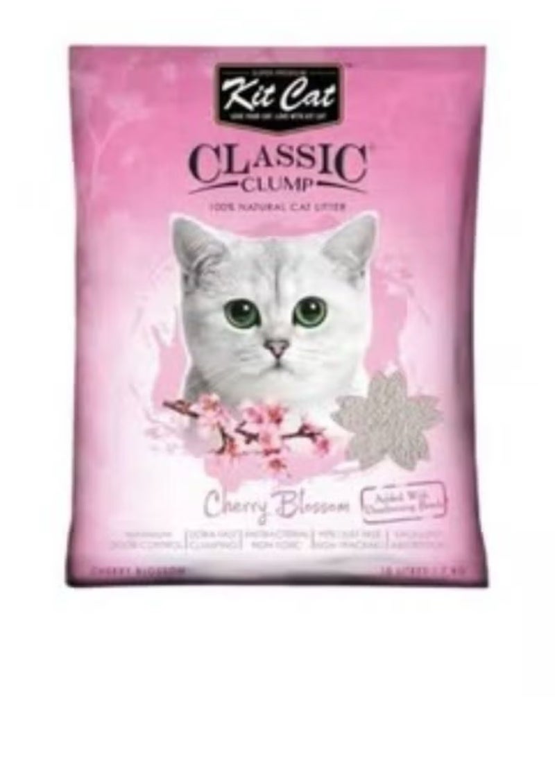 كيت كات رمل فضلات بريحة الورد 10 ليتر