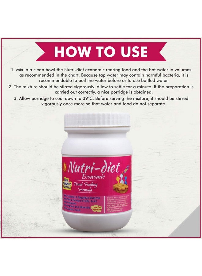 بت (Pci) تركيبة التغذية اليدوية الاقتصادية Nutri-Diet || طائر صغير صحي مع جميع العناصر الغذائية الأساسية (250 جرام، Nutri_Diet) - Image 5