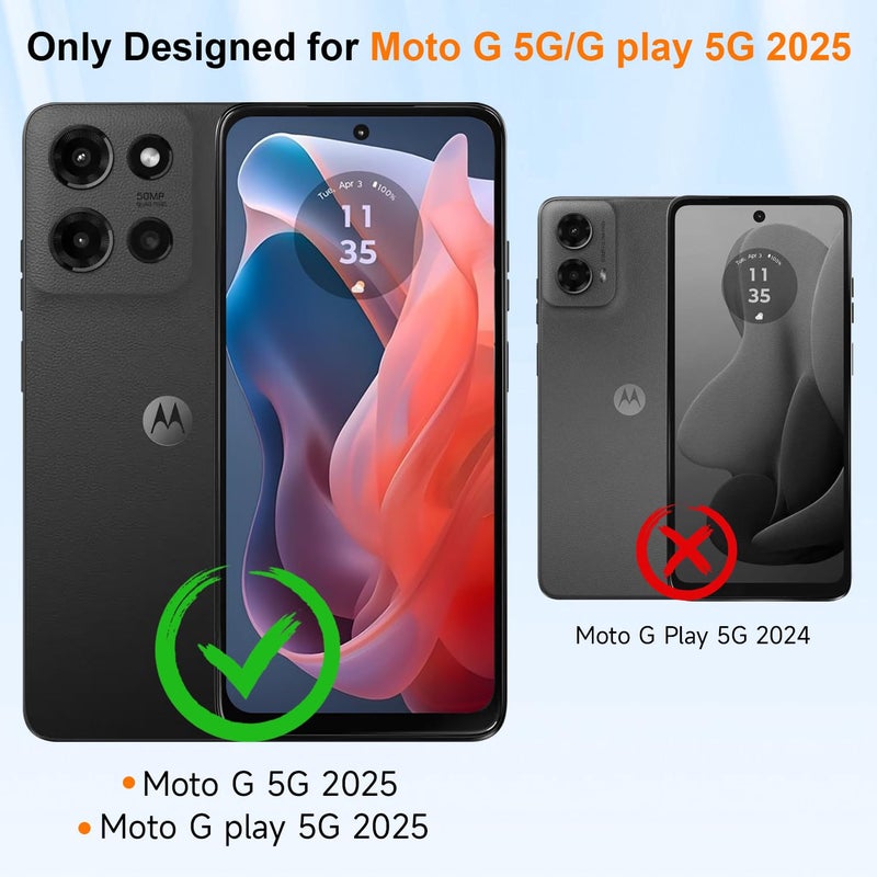 Asstar Privacy Screen Protector for Moto G 5G 2025 [2-Pack] 9H Hardness Tempered Glass Screen Protector for Moto G play 5G 2025, Anti-Scratch Case-friendly Bubble-Free - Image 2
