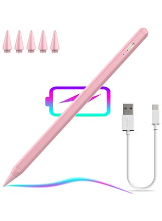 iPad Pencil 2.5X Fast Charge Tilt Sensitivity Compatible with 2018-2024 iPad Pro 12.9/11/13-inch M4, Apple Pencil Work for iPad 6/7/8/9/10th Gen, iPad Mini 6/5th, iPad Air 3/4/5/M2 (Pink) - pzsku/Z542DBDC0D95F28A73C50Z/45/_/1730827752/3b3dae7e-43fb-4c56-985d-cffdd98e2bef