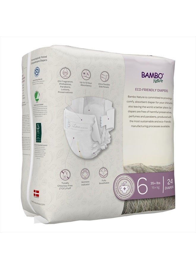 BAMBO NATURE Premium Baby Diapers (SIZES 0 TO 6 AVAILABLE), Size 6, 24 Count  - Image 2