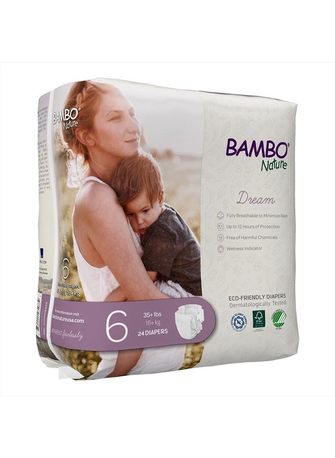 BAMBO NATURE Premium Baby Diapers (SIZES 0 TO 6 AVAILABLE), Size 6, 24 Count  - Image 3