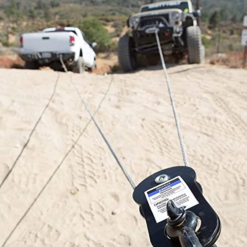 AyA Gear 10 Ton Winch Snatch Block Towing Pulley Blocks 22,000 LBS Capacity, Offroad Recovery Accessory for Truck, Tractor, ATV & UTV - Image 5