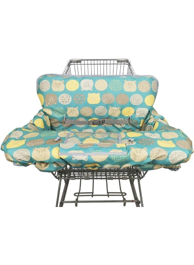 DODO NICI Shopping Cart Covers for Baby Girl boy, High Chair Cover for Toddler, Grocery Cart Cover (Polka Cute) - Image 2