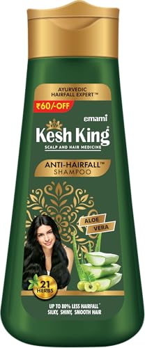 KESH KING Anti Hairfall Shampoo with Ayurvedic Herbs Aloe Vera Provides Healthy Nourished Scalp for Shiny Smooth Hair 1149 Fl Oz340ml