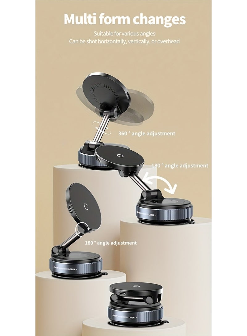 general 15W Wireless Charging 360° Rotatable Vacuum Magnetic Phone Holder - Image 4