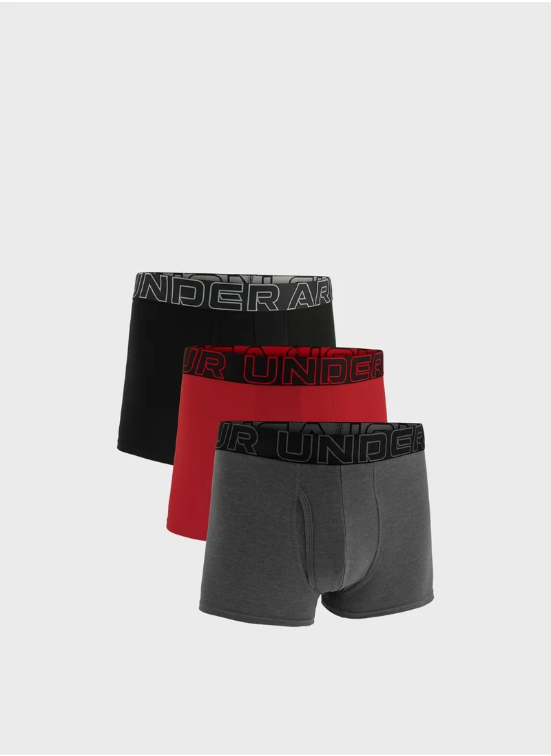 اندر ارمور Performance Cotton Boxers (3in)