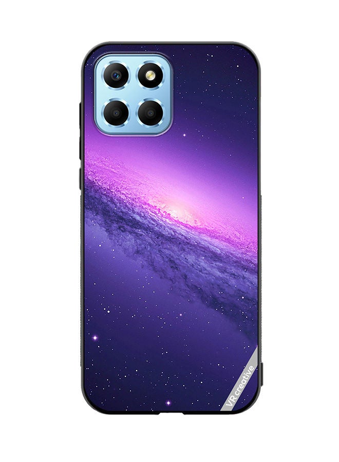 VR CREATIVE Protective Case Cover For Honor X8 5G Abstract Crossed Lines Galaxy Seamless Design Multicolour - Image 1