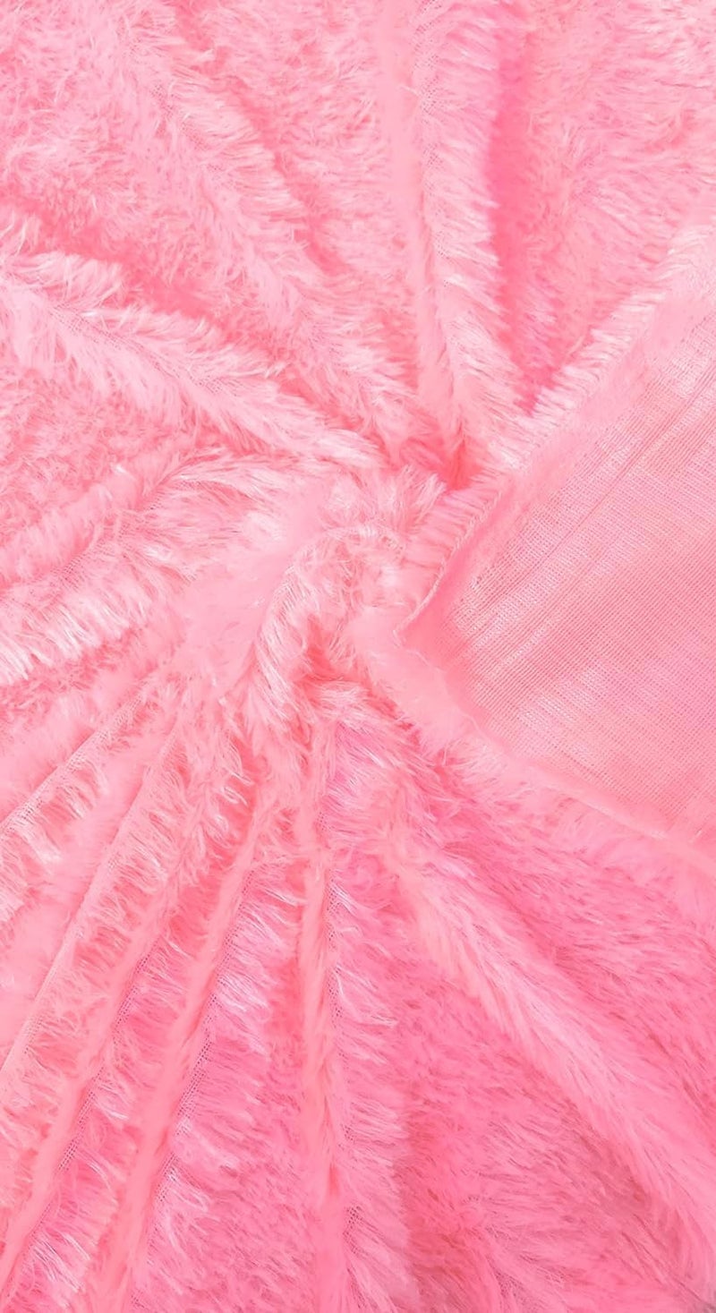 CottonFry Solid Fabric Cloth For Baby Photoshoot,Soft Toys Making,Art And Craft,Dresses,Jackets,Decoration Etc-1 Meter Length And 60+ Inch Pana(Light Pink,30X30) - Image 1