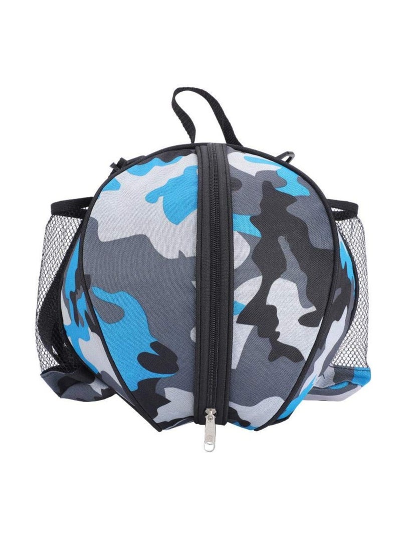 SYOSI Soccer Bags, Sports Ball Round Bag with Single Shoulder Strap Design, Portable Football Storage Pouch for Basketball Softball Volleyball Carrier Holder - Image 3