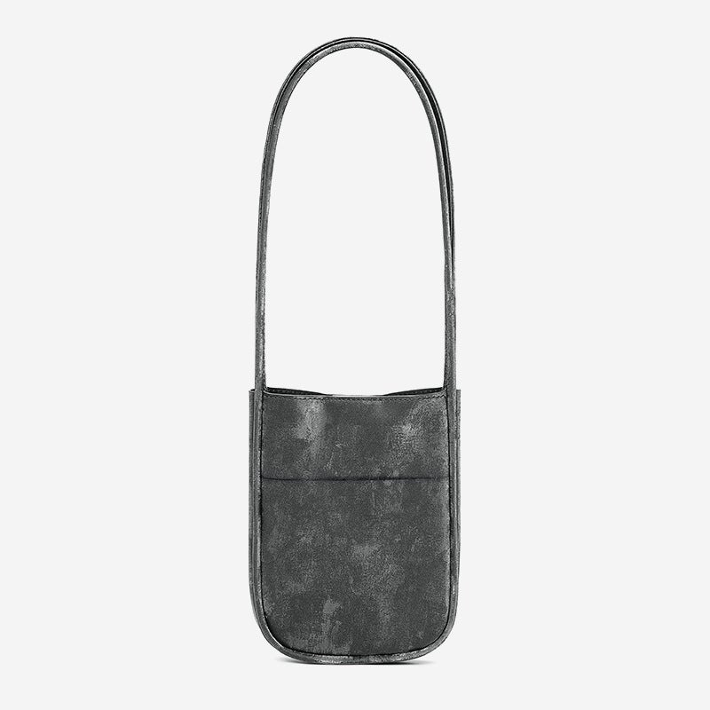 Portable Underarm Bag Mini Small Bag Girl'S High-End Satin Cowhide Small Crowd New Chinese Genuine Leather Phone Bag For Women - Image 1