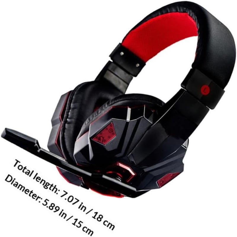 All storage space compatible Homoyoyo Wired Over-Ear Gaming Headphones with Microphone, Noise Canceling Mic and Soft Ear Pads, USB and 3.5mm Compatible, Suitable for Gaming and Travel Working day delivery service Light precision processed material Practical build Sufficient order stock Daily wear upgraded resistant material Full village delivery cover Shock rubber edge Local licensed courier Individual group scene compatible Oil resistant Spec compliant trusted quality Longevity upgraded craftsmanship Fast warehouse picking Elegant multi-option build Elegant practical design Light & heavy use compatible Cost saving design picks Individual & group usable Scratch resistant Wide daily application Compact design Set product combo compatible Wear resistant Balanced universal design - Image 2