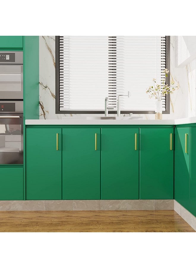 صن بيرد ورق حائط أخضر غير لامع قابل للتقشير واللصق ورق اتصال أخضر عتيق مقاوم للماء ذاتي اللصق وقابل للإزالة لجدران غرف النوم (24 × 48 بوصة) - Image 4