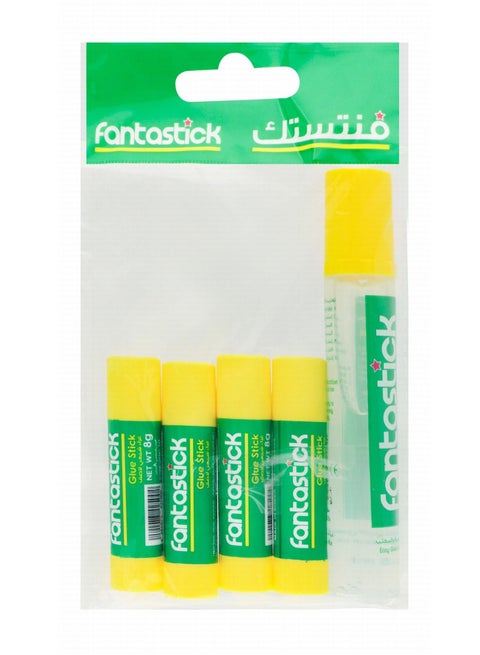 5-Piece Glue Stick And Clear Glue Value Set