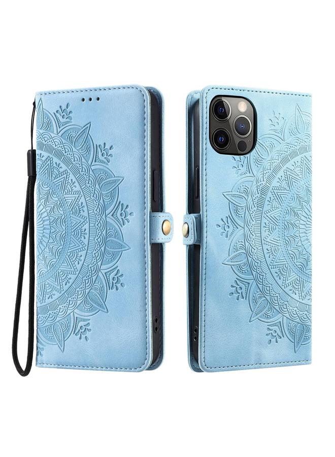 S-TOP Case For iPhone 11 Pro Max Skin Feel Totem Embossed Leather Phone Case - Image 3