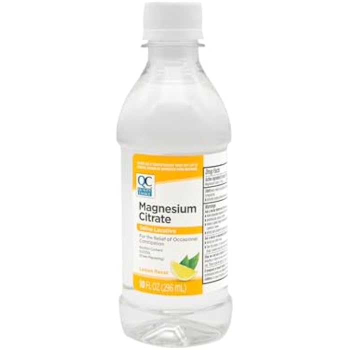 Quality Choice Magnesium Citrate Oral Solution Saline Laxative for The Relief of Occasional Constipation, Lemon Flavor, 10 Fl Oz (4) - Image 5