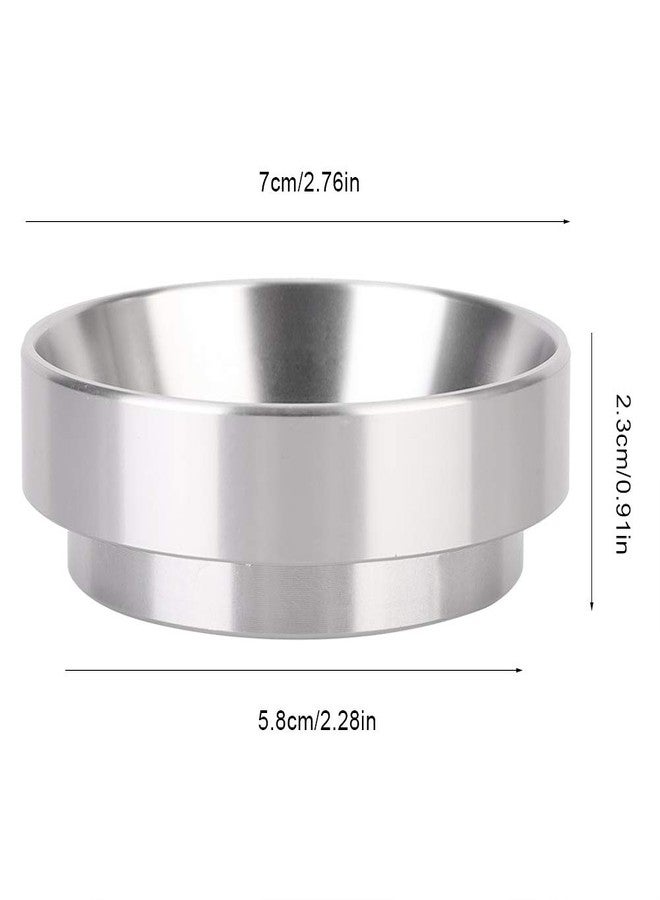 Glomora 58mm Espresso Dosing Funnel with Magnet, Stainless Steel Coffee Dosing Ring Compatible with Portafilter (58mm) - Image 2