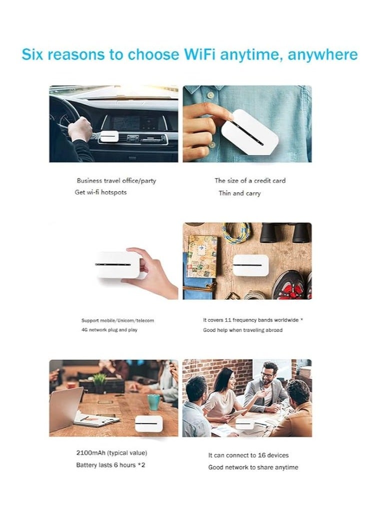 General 4G LTE 150Mbps WiFi 3 Portable WiFi Modem Mobile MIFI Wireless Router for Mobile Phone PC Tablet Laptop Travel Router  - Image 3