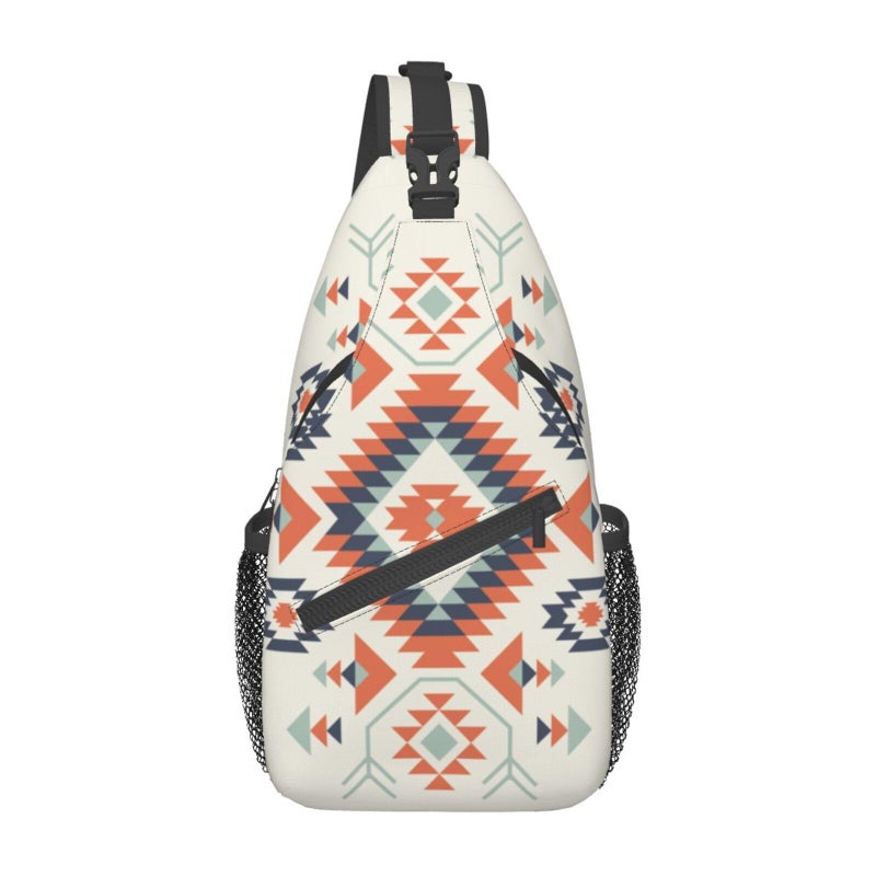 Betyiwling Aztec Sling Backpack Unisex Crossbody Chest Bag Shoulder Chest Bag For Women Men Hiking Travel - Image 1