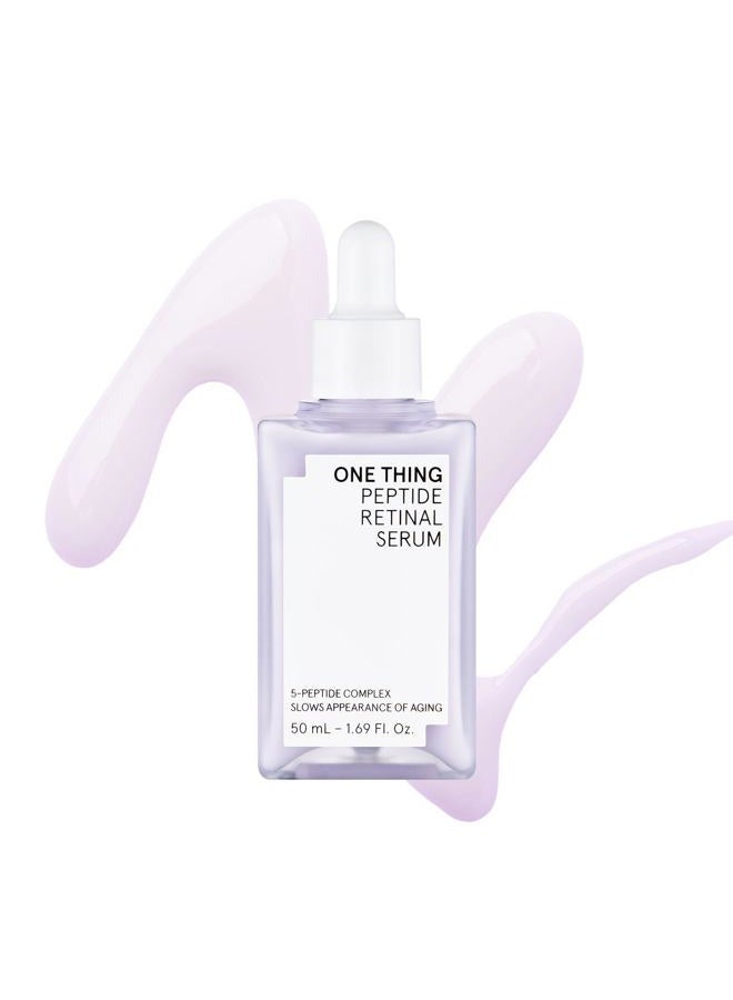 ONE THING Peptide Retinal Serum, Vitamin A, Faster Acting than Retinol, Retinaldehyde, Smooths Wrinkles, Refines Pores and Improves Elasticity, Korean Skincare 1.69 Fl.Oz, 50ml - Image 1