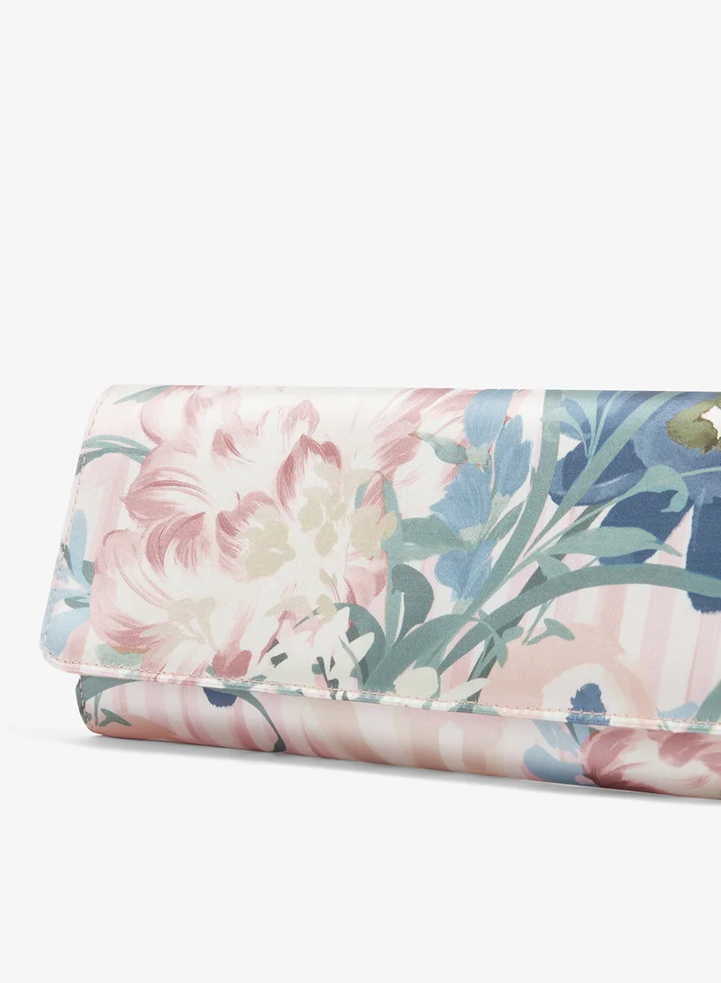 Ted Baker  Meelena Floral Printed Baguette Clutch for Women | Best Price UAE
