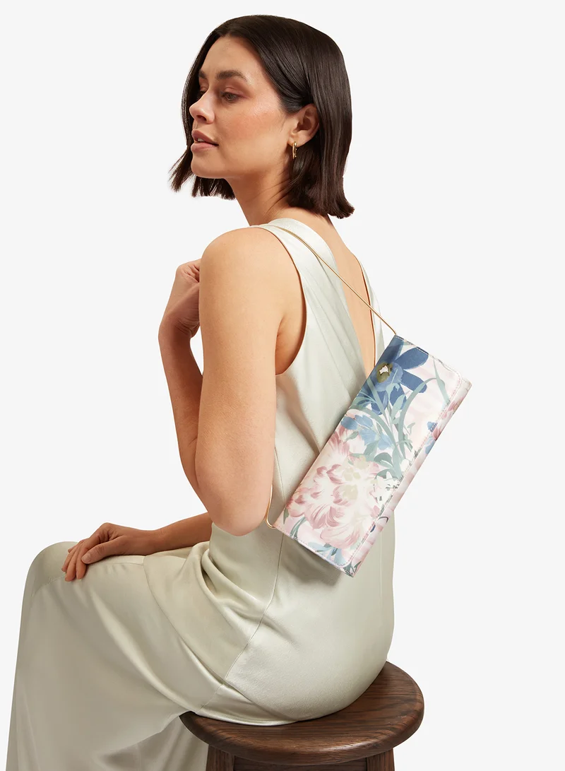 Ted Baker Meelena Floral Printed Baguette Clutch