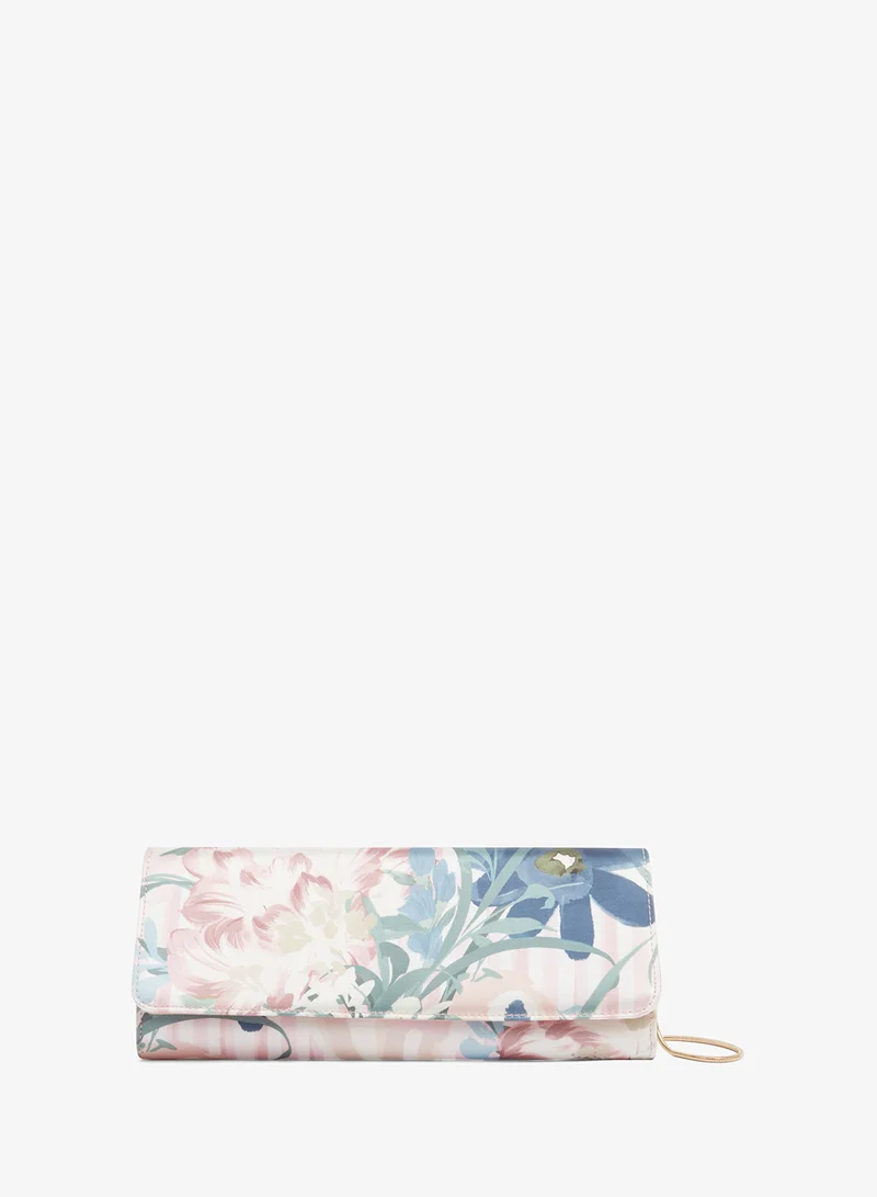 Ted Baker Meelena Floral Printed Baguette Clutch