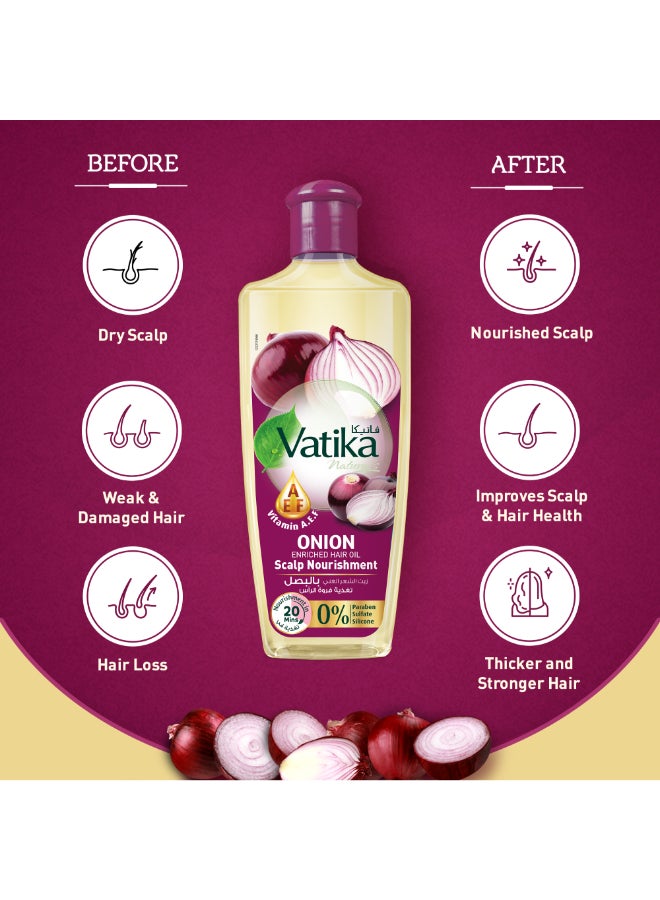 Vatika Naturals Onion Hair Oil - Image 4