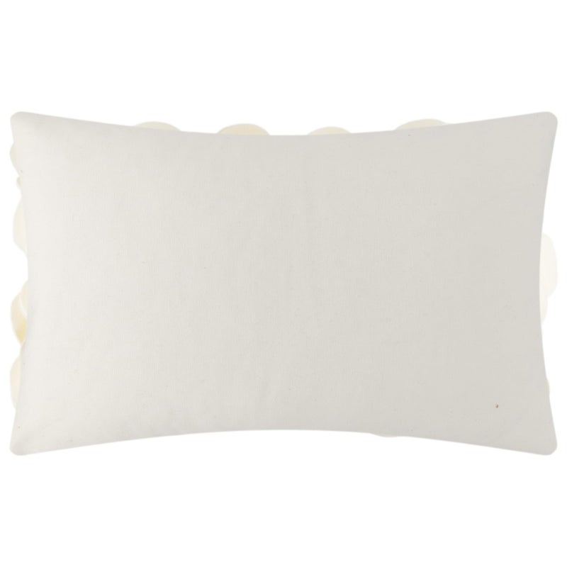 KINGROSE 3D Flower Throw Pillow Cover Decorative Cushion Cover Soft Pillow Case for Sofa Couch Bedroom Home Decor 12 x 20 Inches Cream - Image 5